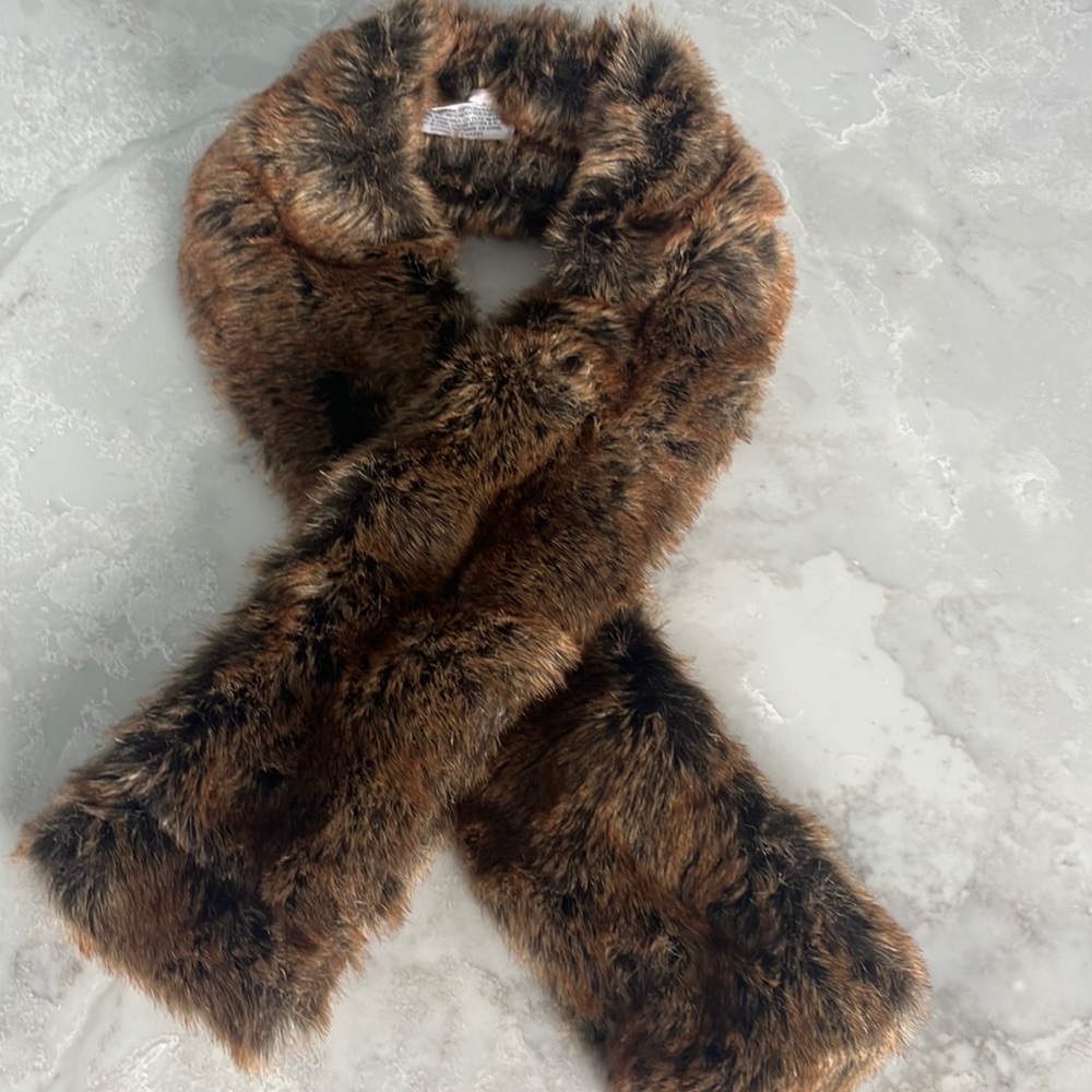 COPY - Restoration Hardware faux fur scarf